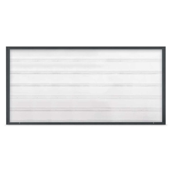 United Visual Products Single Door Radius Corkboard, 18"X24", B UV8000-BRONZE-BUFF - main